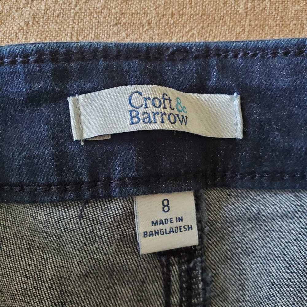 Croft & Barrow Women’s Straight Leg Blue Jean 8 - Picture 6 of 6